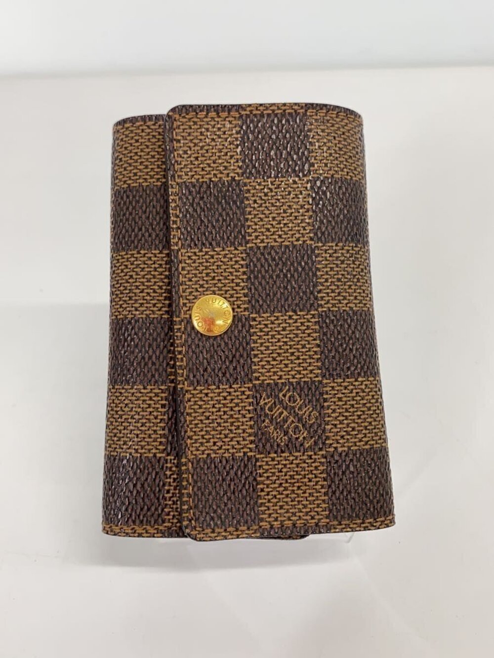 LOUIS VUITTON Multicles Ebene Brown Canvas Brown